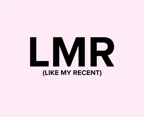 what does lmr mean